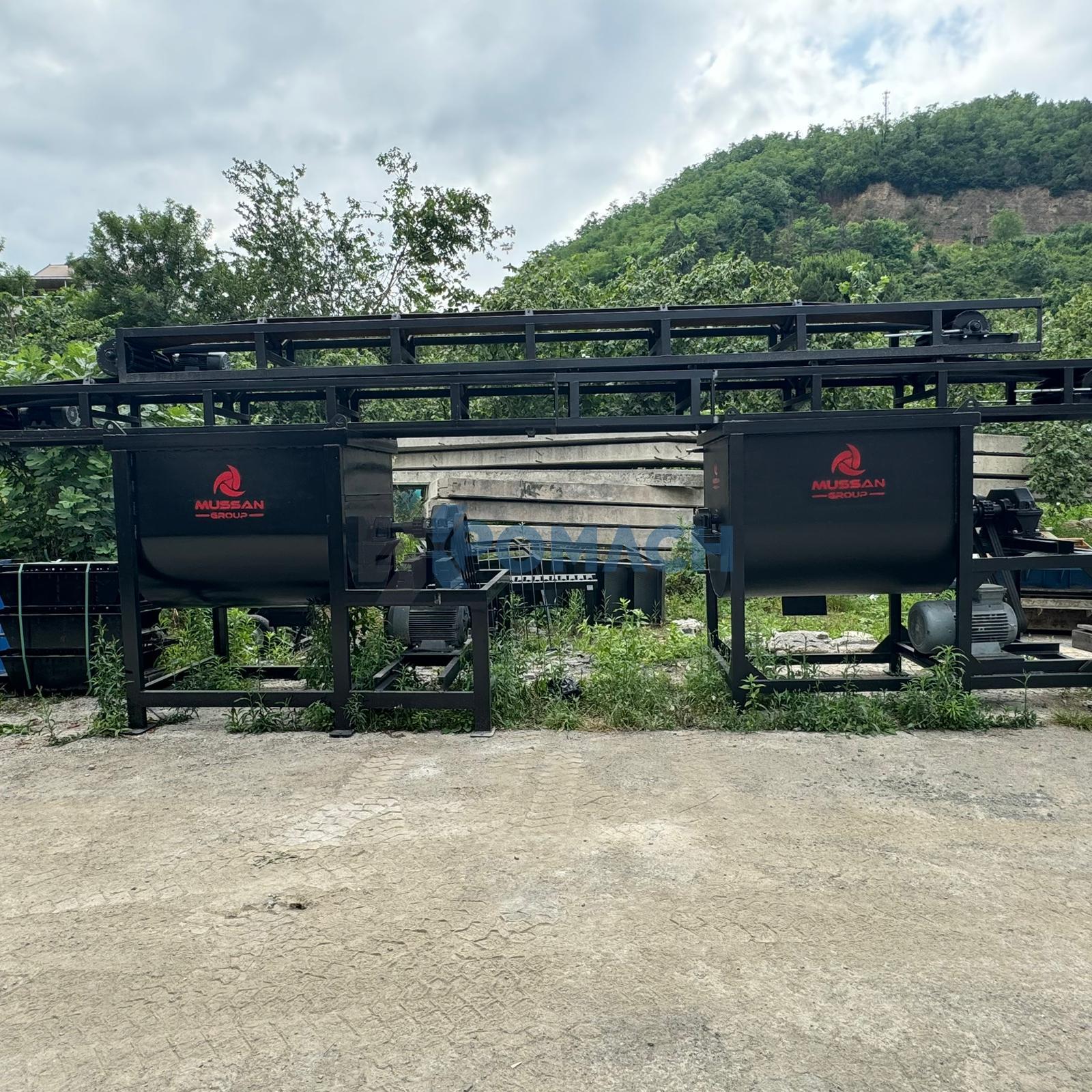 MUSSAN MG 4.1 HOLLOW BLOCK, PAVE, KERBSTONE MACHINE