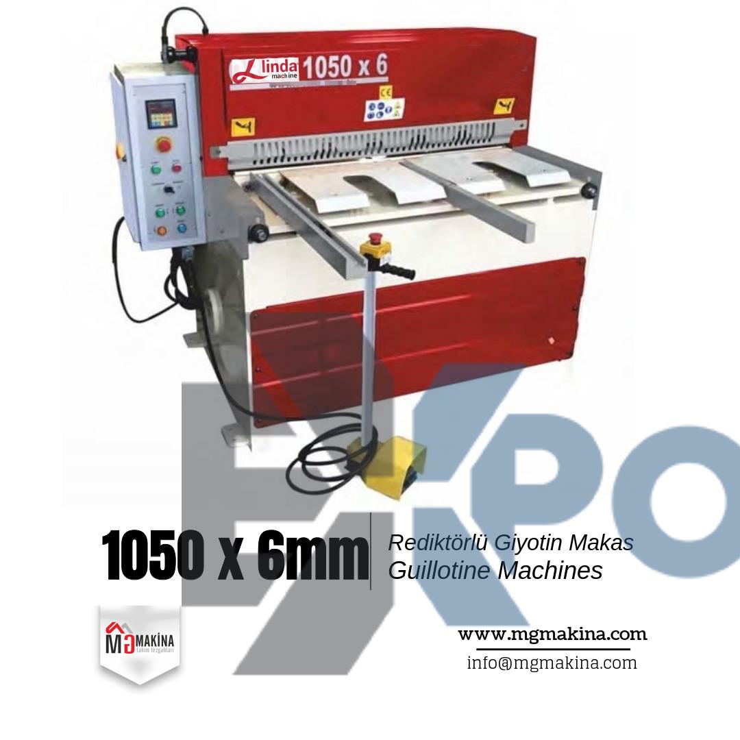 LRGM 1050 x 6mm Reducer Guillotine Shear - Guillotine Machines (Linda Machine)