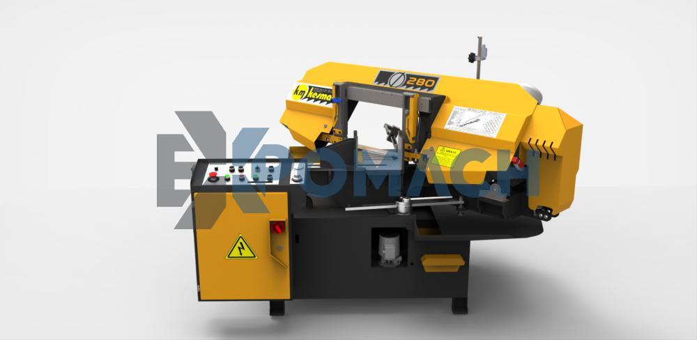 KMY DG280 Semi-Automatic Angled Bandsaw (Kesmak brand)