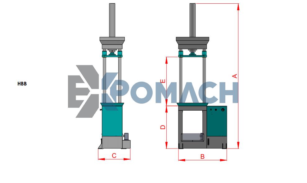 Broş Basma Presi - Vertical Push Broaching Press