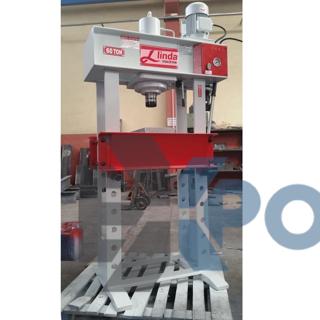 60 Ton Arm Motorized Hydraulic Workshop Press - Hydraulic Workshop Press