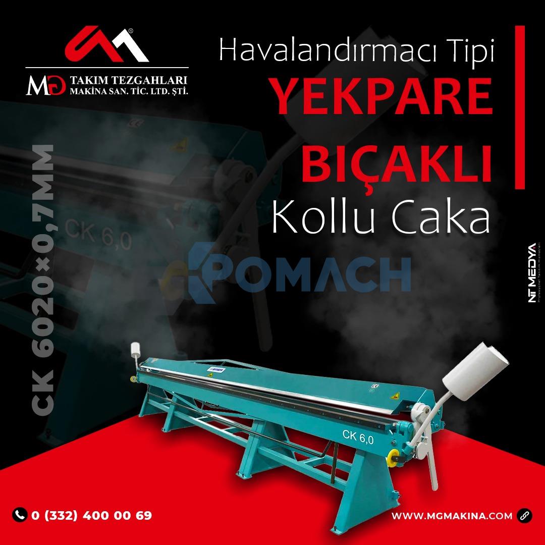 CK 6020×0,7mm Havalandırmacı Tipi Yekpare Bıçaklı Kollu Caka