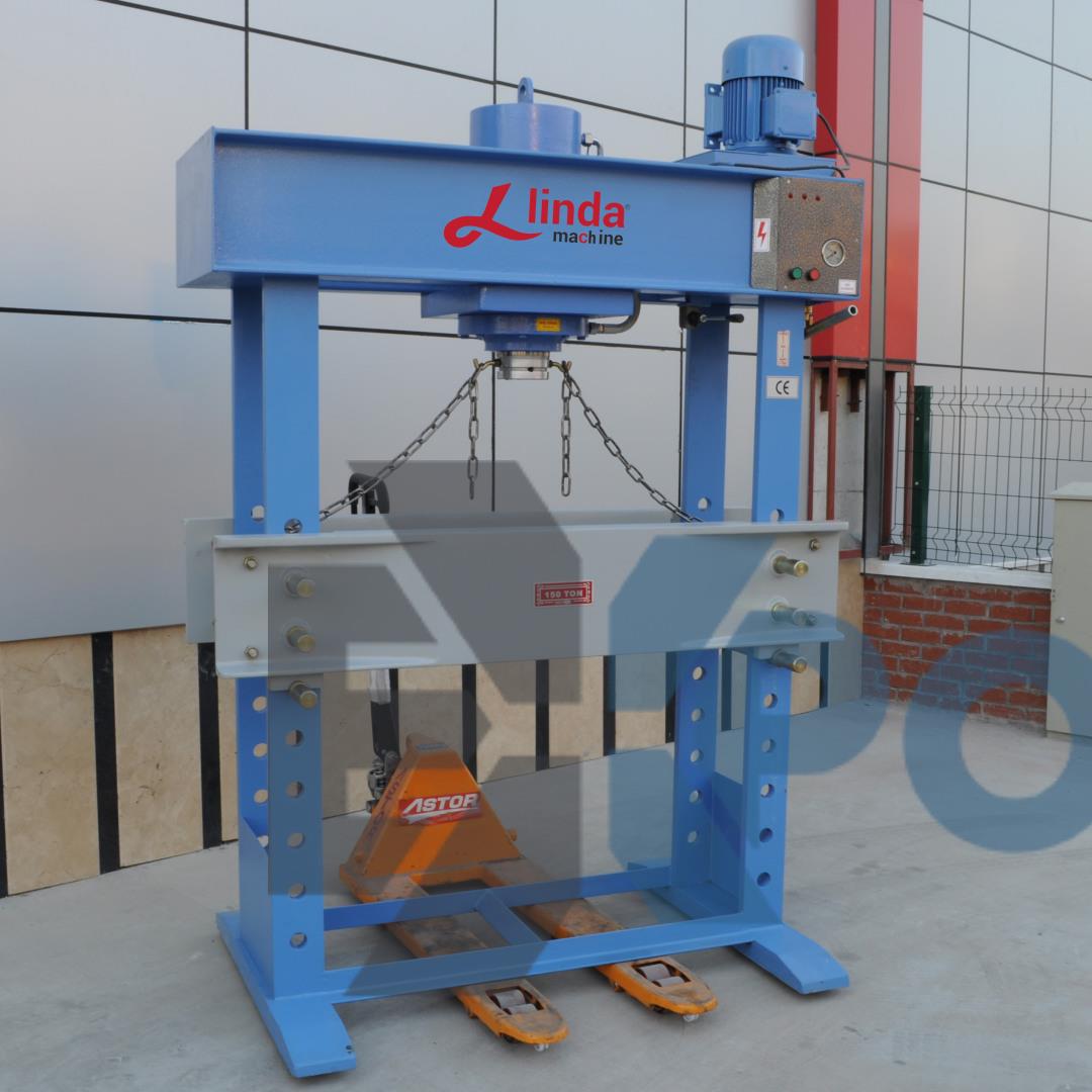 200 Ton Motor Hydraulic Workshop Press - Hydraulic Workshop Press