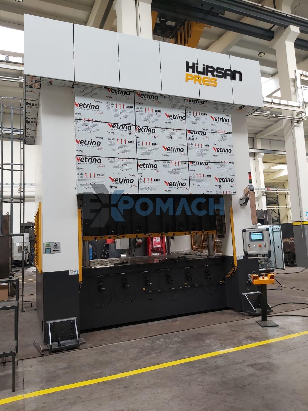 750 Ton Hürsan Form Presi Model 2020 Tabla 3250 x 2000