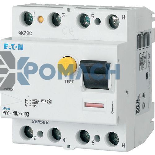 EATON Residual Current Circuit Breakers with Overcurrent Protection