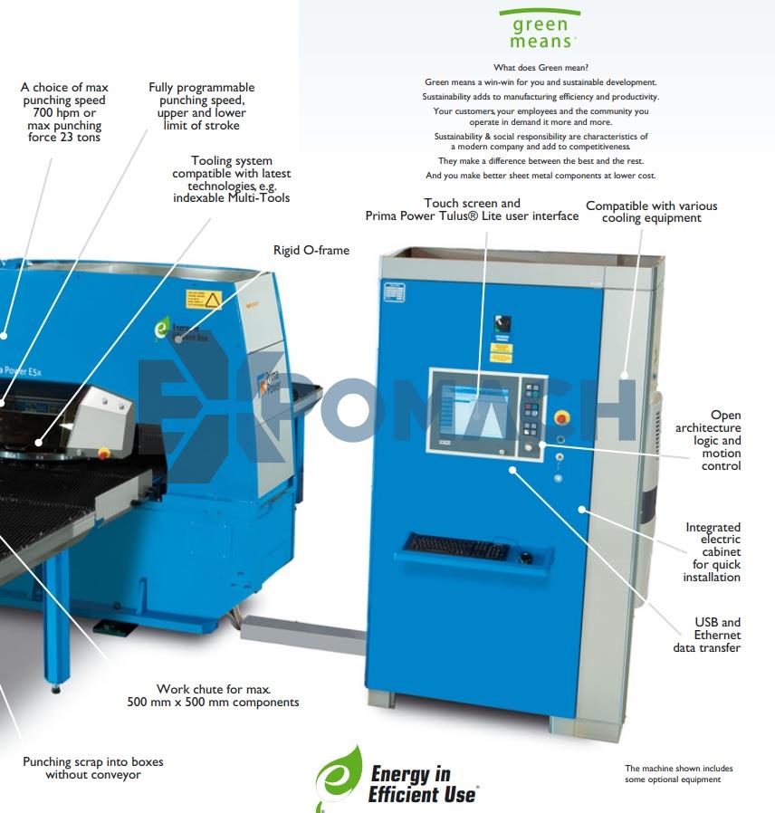 COMPACT EXPESS PRIMA POWER EX5 GENIUS PUNCH PRESS - SERVO-ELEKTRİKLİ TARET DELME MAKİNASI EX5 PRIMA POWER