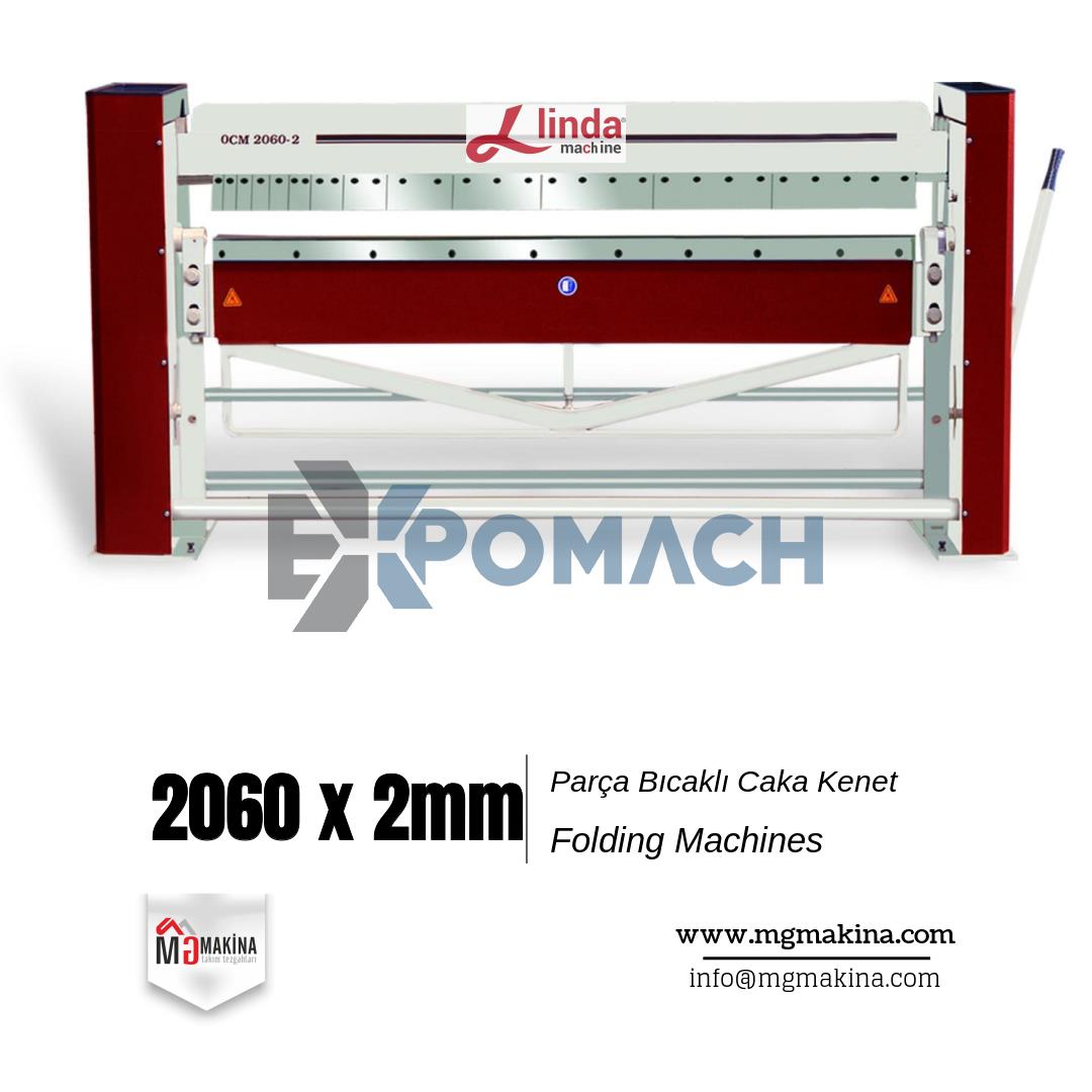 2060 x 2mm Parça Bıcaklı Caka kenet - Folding Machines