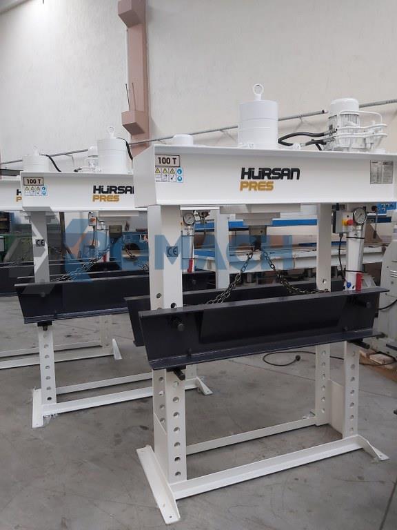 100 Ton Traveling Head Arm Motor Hydraulic Workshop Press