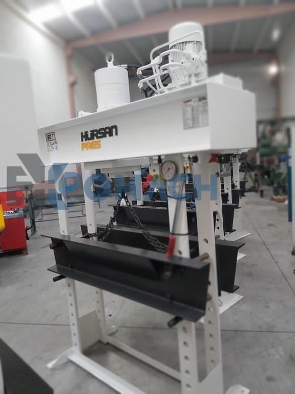 80 Ton Traveling Head Arm Motorized Hydraulic Workshop Press