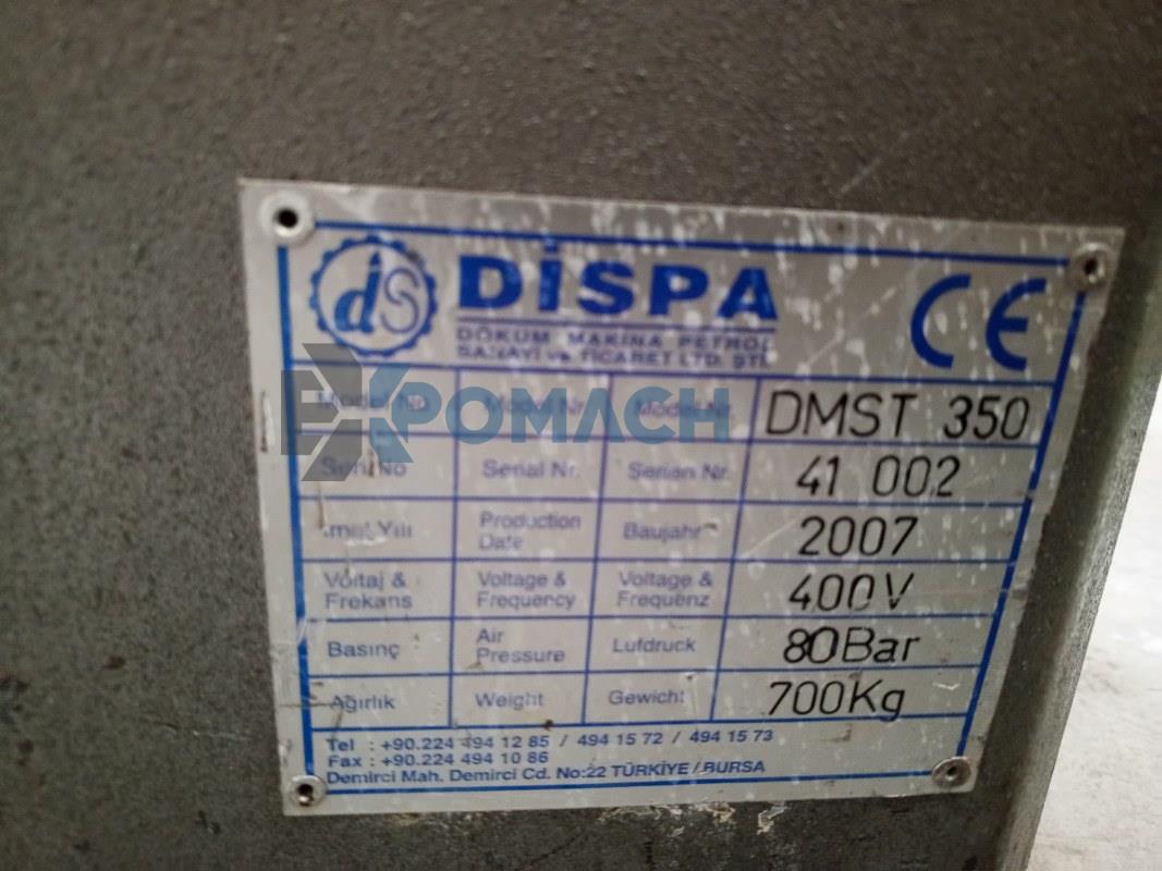 DMST 350mm Dispa 2007 Model Fully Automatic Band Saw