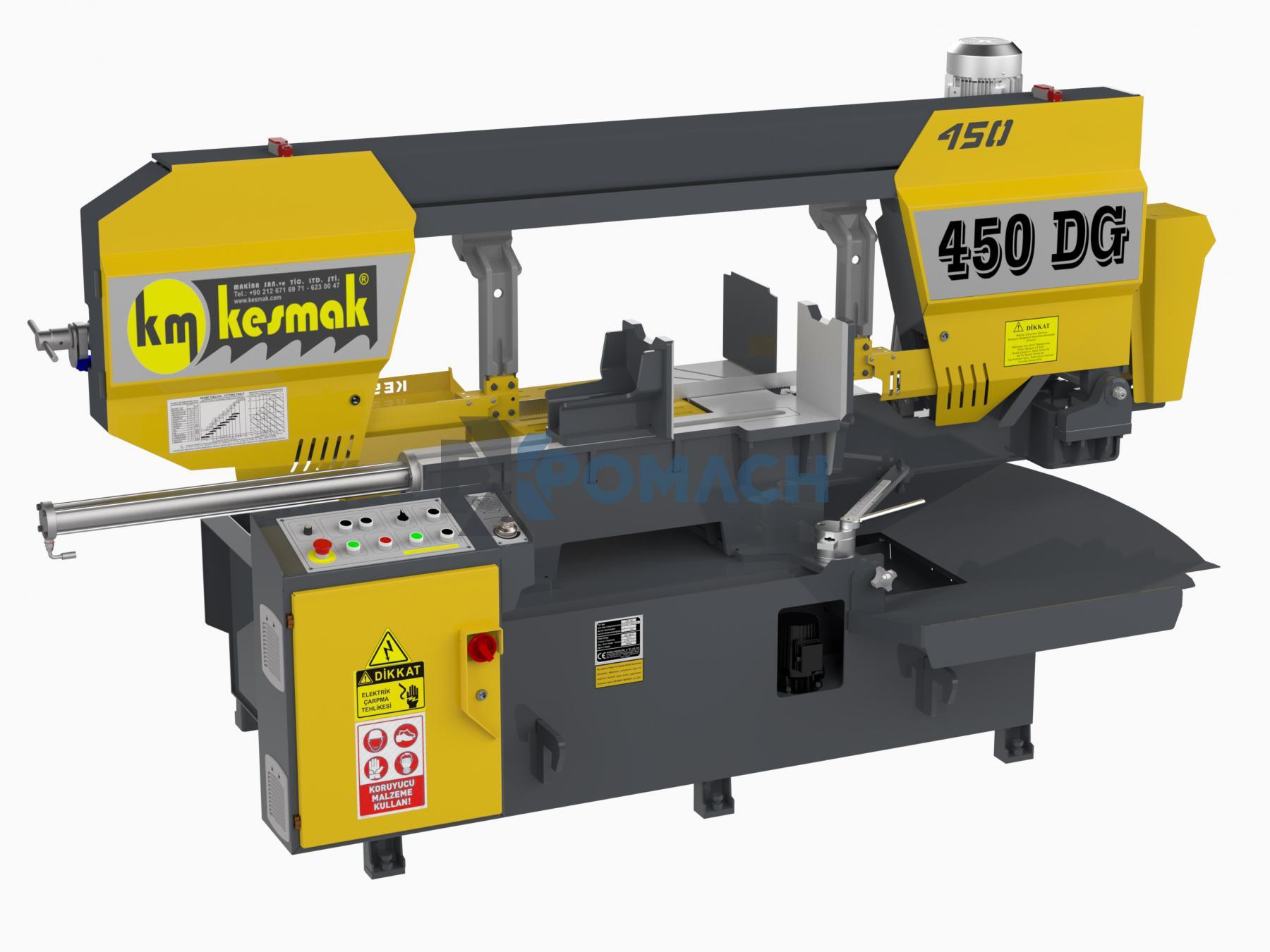 KMY DG 450 Semi-Automatic Angled Bandsaw (Kesmak brand)