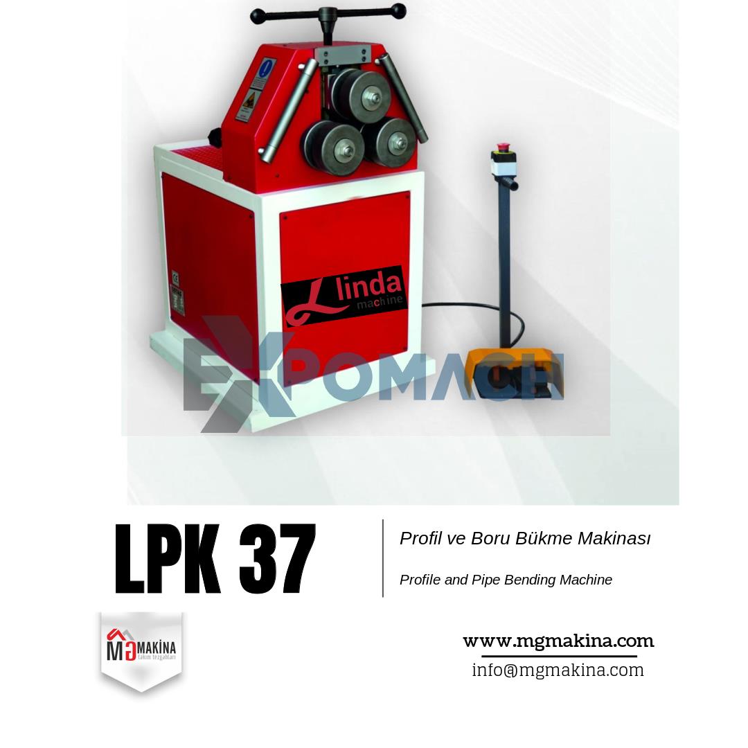 LPK 37 Profil ve Boru Bükme Makinası Profile and Pipe Bending