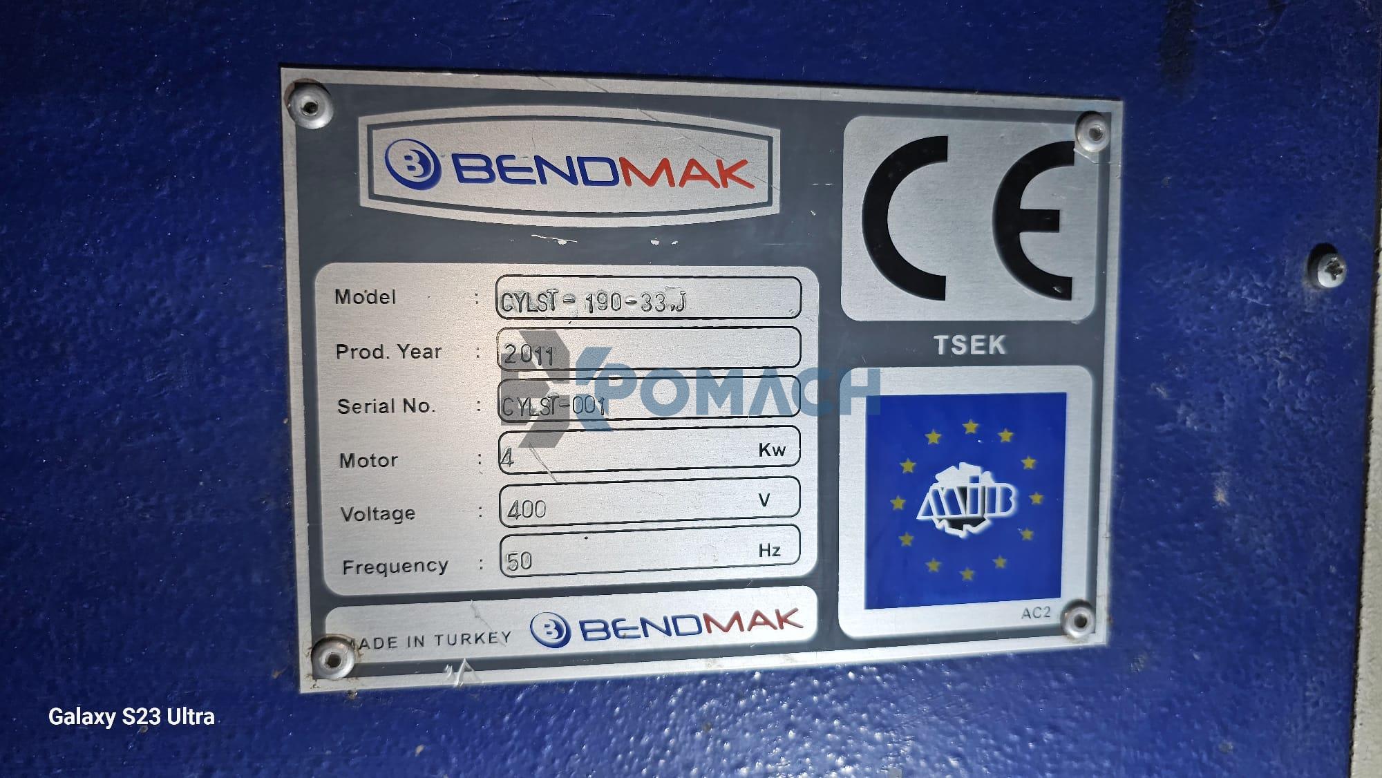 BENDMAK 3 TOP HİDROLİK SİLİNDİR MAKİNESİ