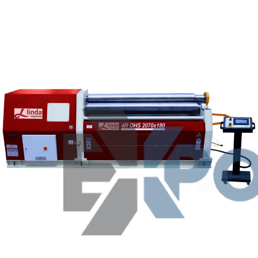 2070 x 180 x 4 Roll Hydraulic Cylinder Machine - 4 batch Hydraulic cylinder