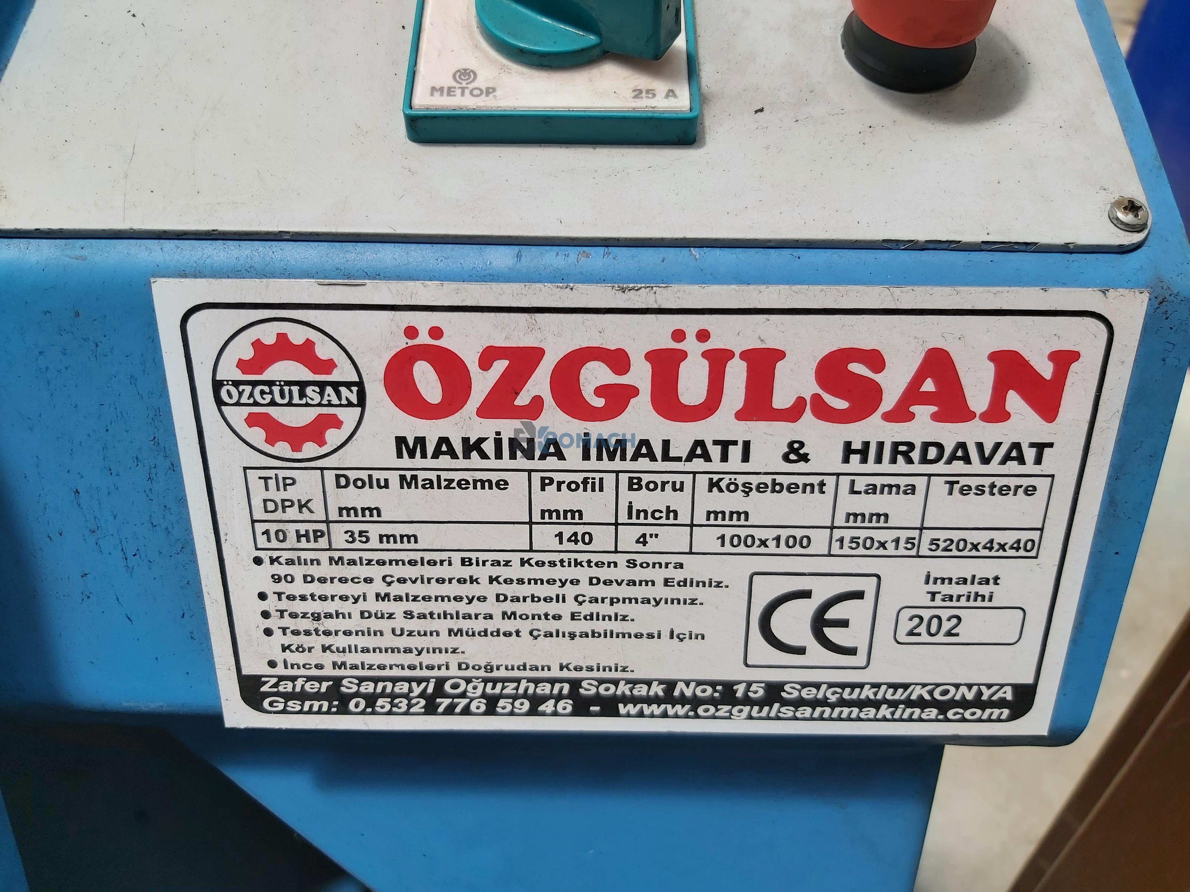 10 Hp Demirci Hizarı Özgülsan Marka