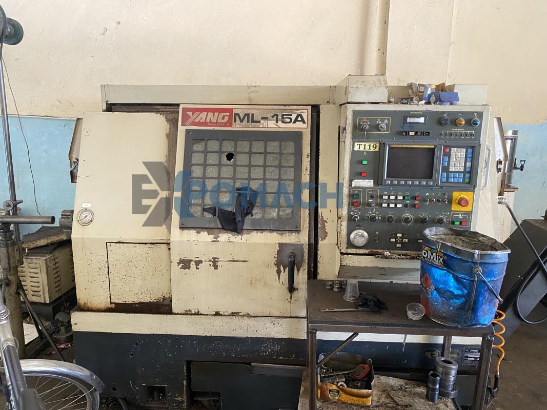 YANG ML 15-A 6 İNÇ 1999 Model Kapalı Kart CNC Torna
