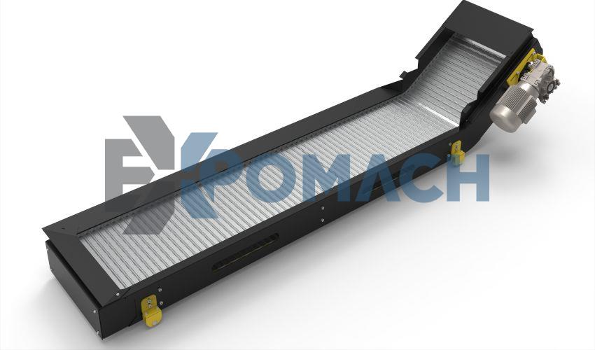 CHIP CONVEYOR-MILLENNIUM CONVEYOR-STEEL PALLET CHIP CONVEYOR-CNC CHIP CONVEYOR-COARSE CHIP