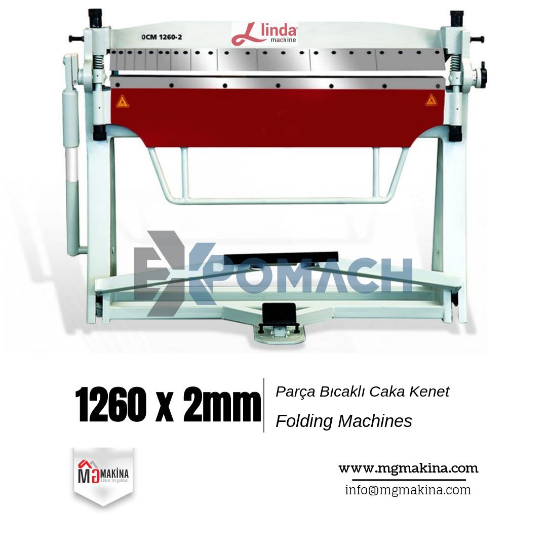 1260 x 2mm Parça Bıcaklı Caka Kenet - Folding Machines
