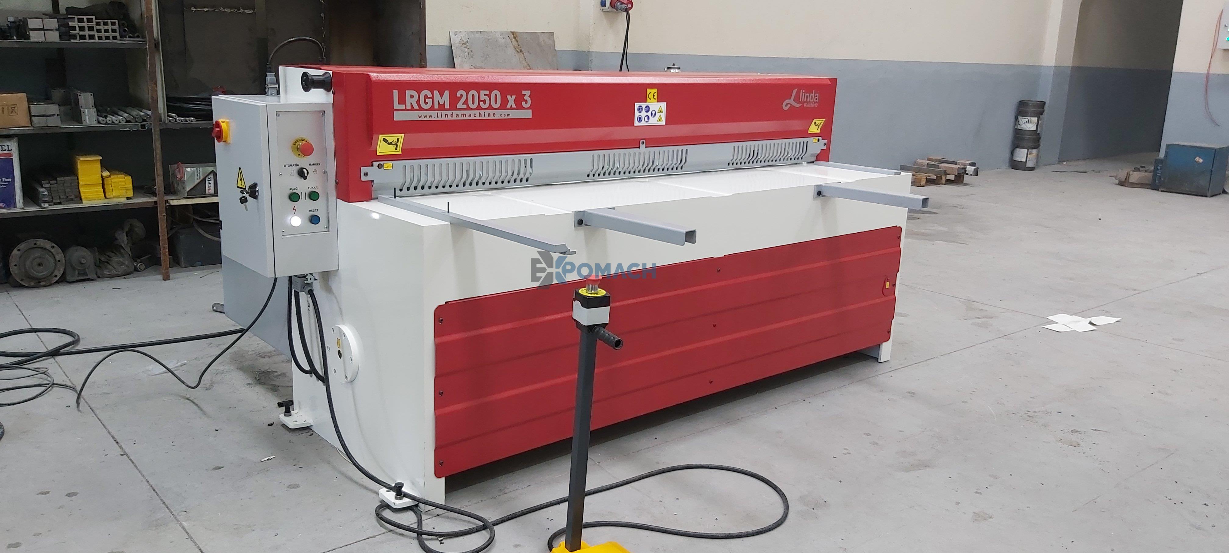 LRGM 2050 x 3mm Linda Machine Rediktörlü Giyotin Makas