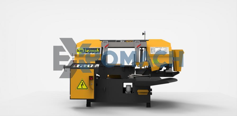 KMY DG 400 Semi-Automatic Angled Bandsaw (Kesmak brand)