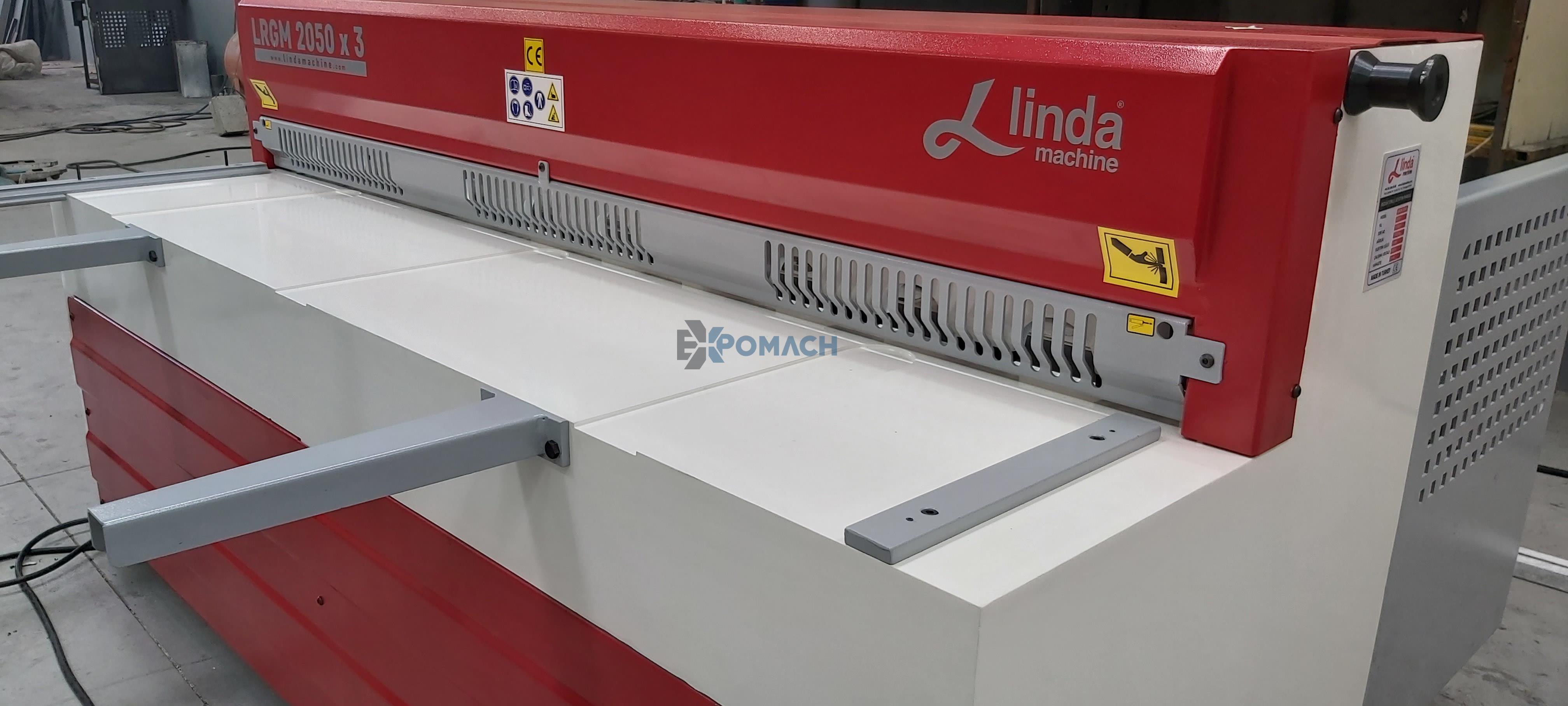 LRGM 2050 x 3mm Linda Machine Rediktörlü Giyotin Makas