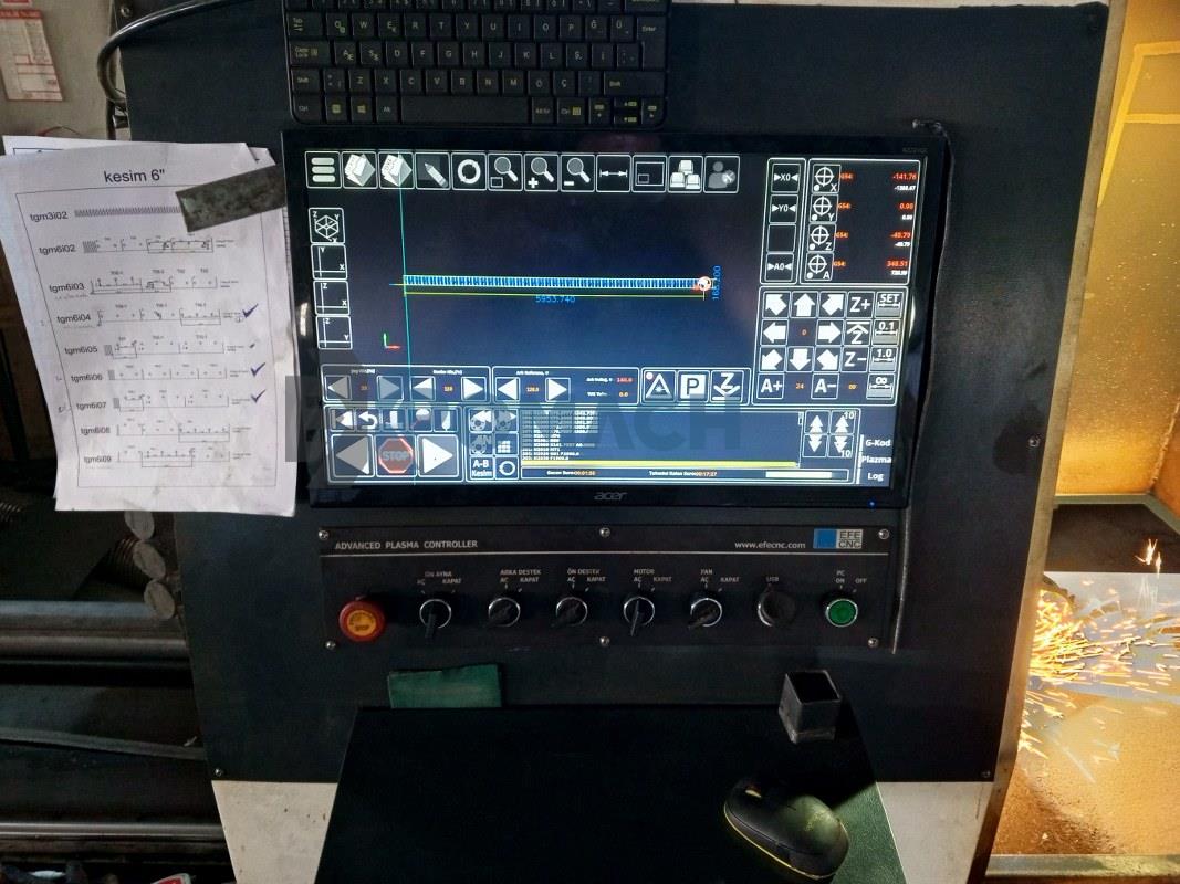 EFP – 6200 – CNC Plazma Boru Kesme Makinası