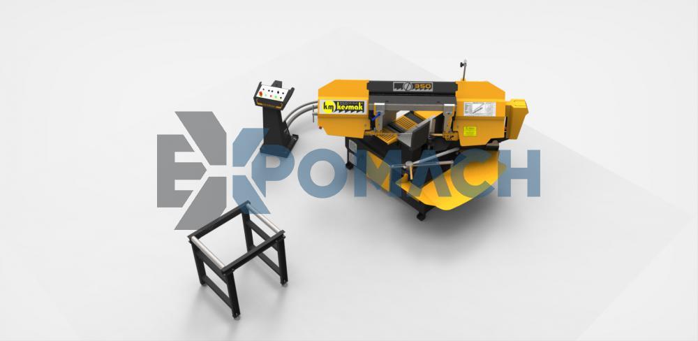 KMY 2DG 450 Semi-Automatic Angled Band Saw