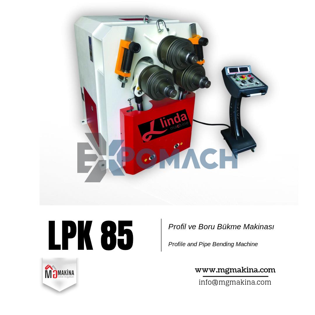 LPK 85 Profil ve Boru Bükme Makinası Profile and Pipe Bending