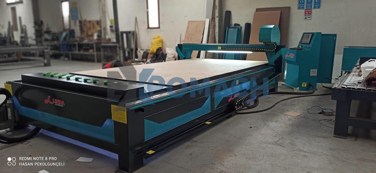 Cnc Router İsteğe Ğöre Ölçü ve Özellikte Yapılabilir