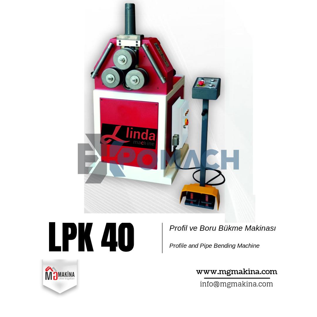LPK 40 Profil ve Boru Bükme Makinası Profile and Pipe Bending