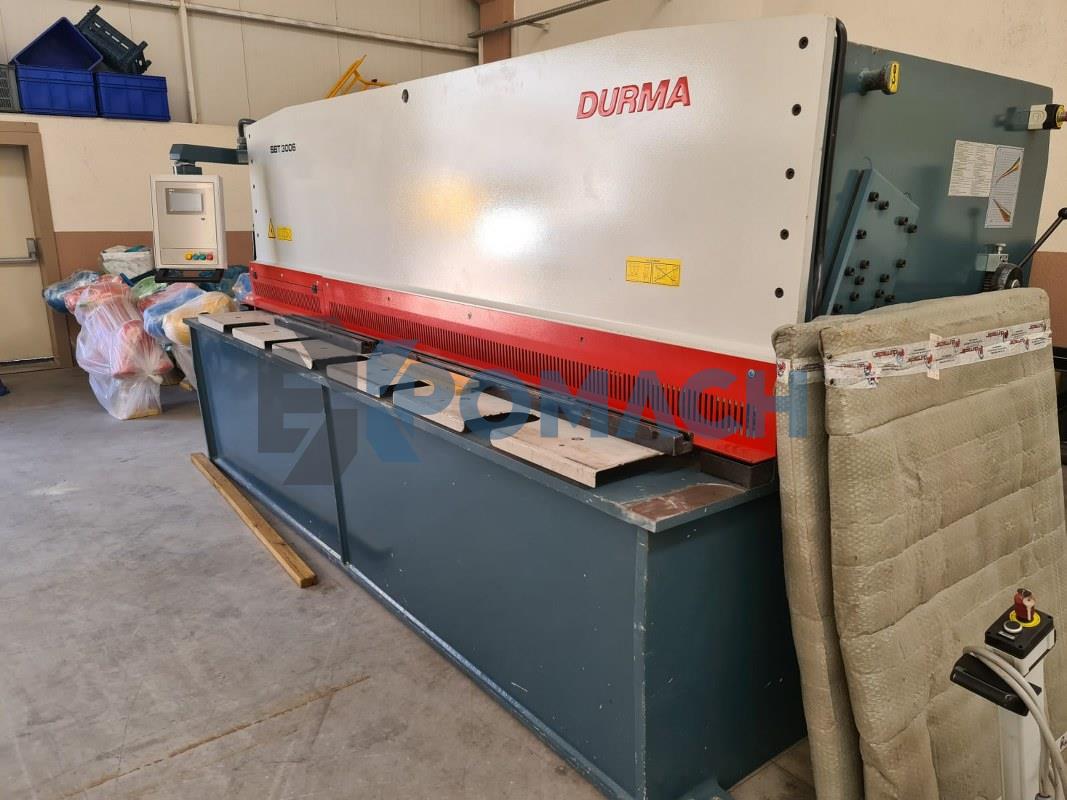 3100 x 6mm CNC Durma 2020 Model Guillotine Shear