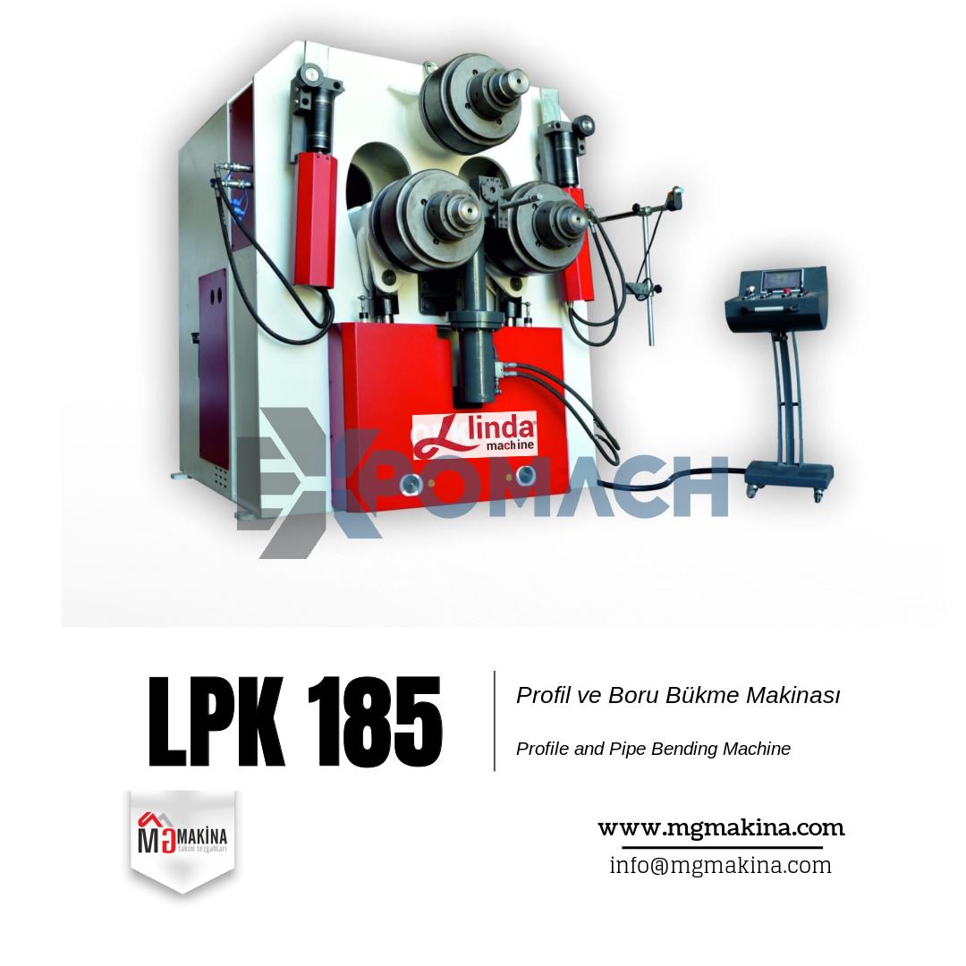 LPK 185 Profil ve Boru Bükme Hidrolik Makinası