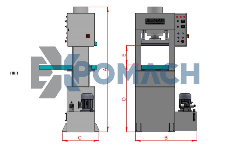 Hot Rubber Press H type - Rubber Press H type