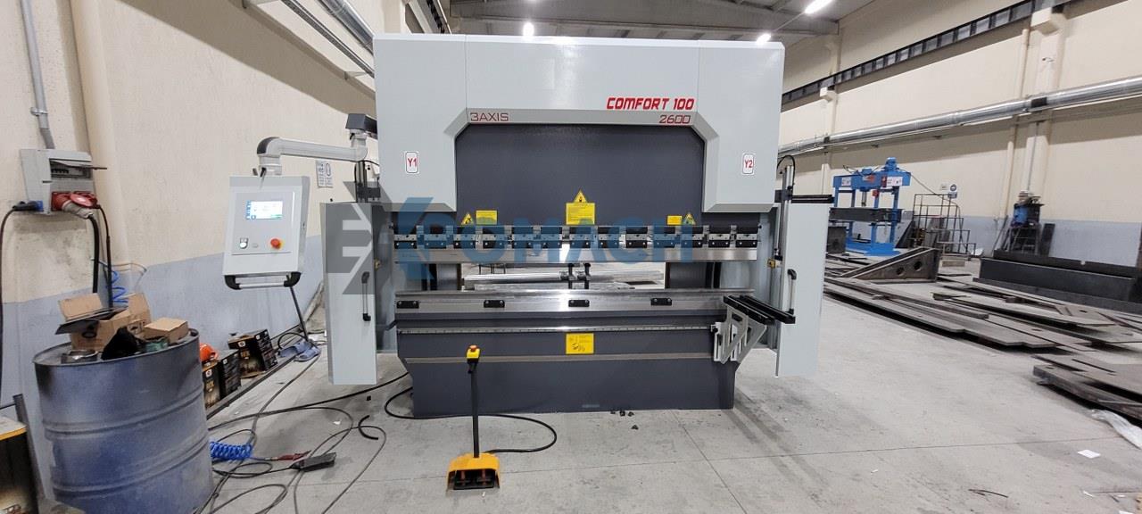 CONFORT 2600mm 100 Ton 3 Eksen LİNDA Machine Abkant Pres