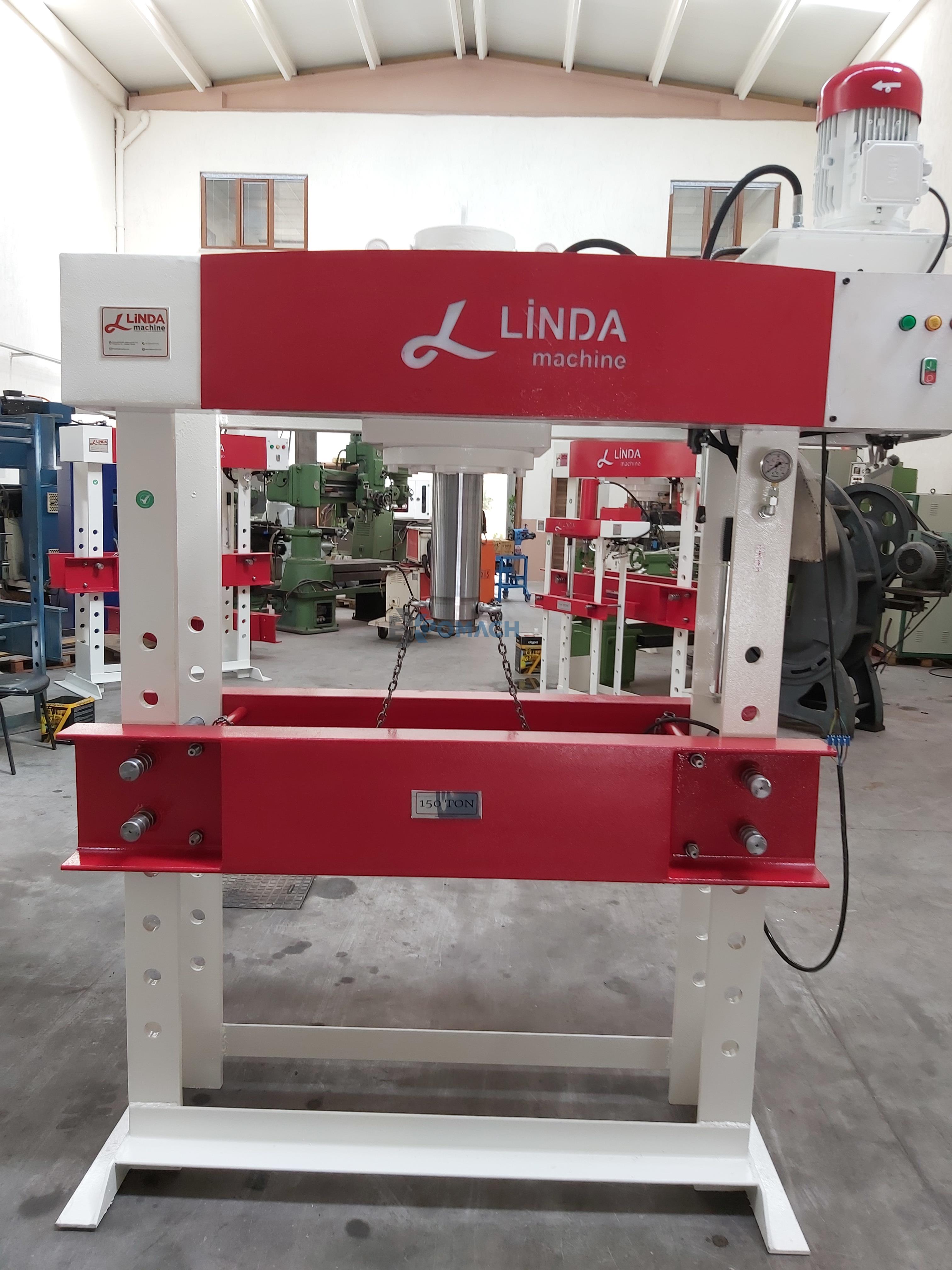 150 TON MOTORIZED HYDRAULIC WORKSHOP PRESS