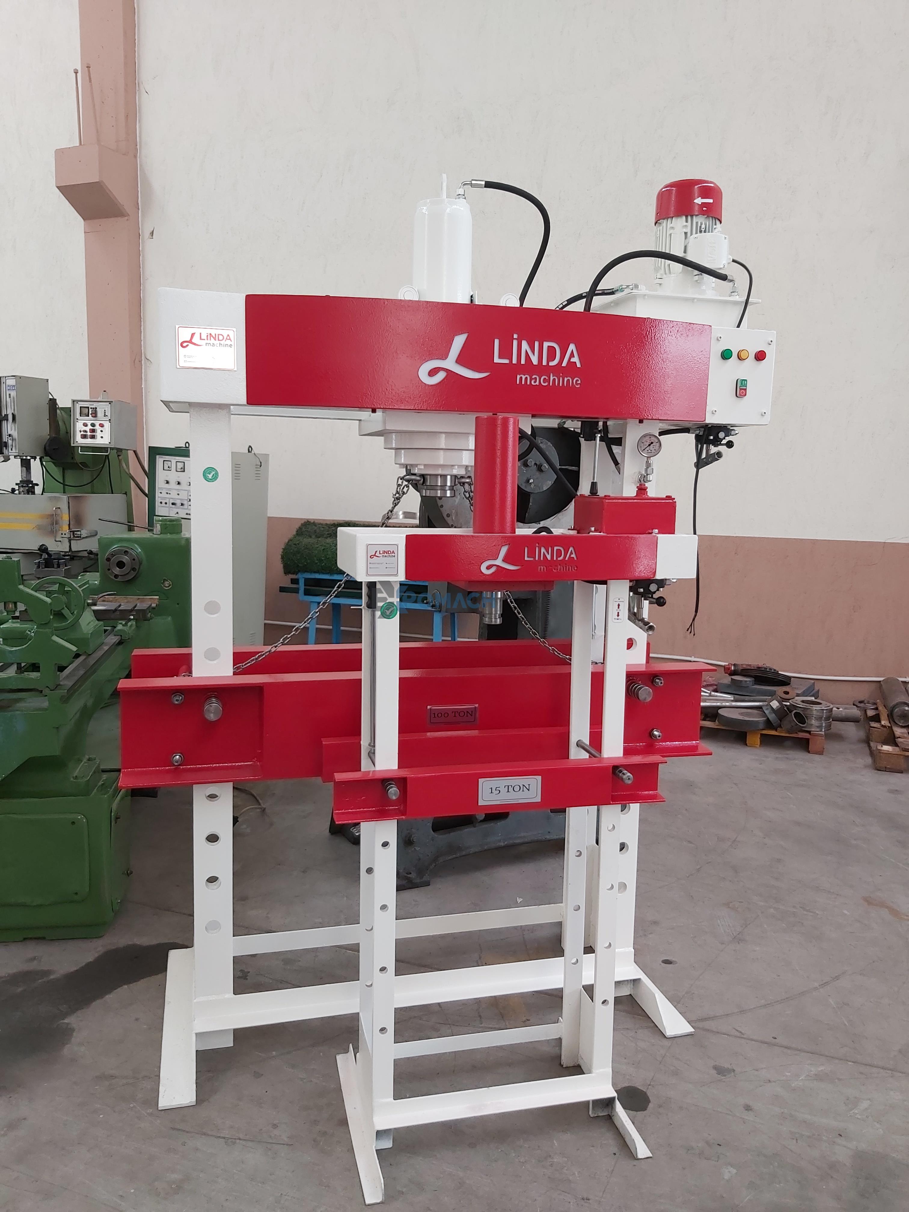 15 TON ARM LINDA MACHINE HYDRAULIC PRESS