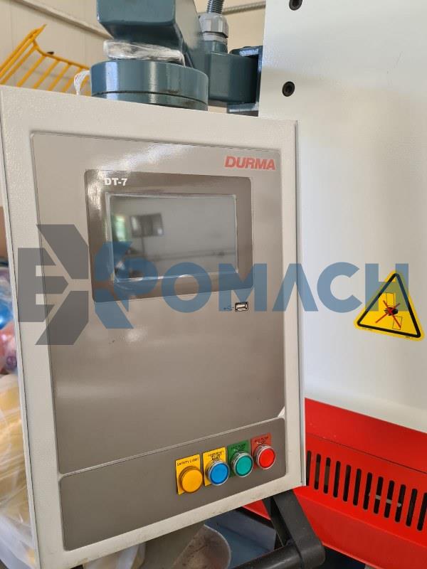 3100 x 6mm CNC Durma 2020 Model Guillotine Shear