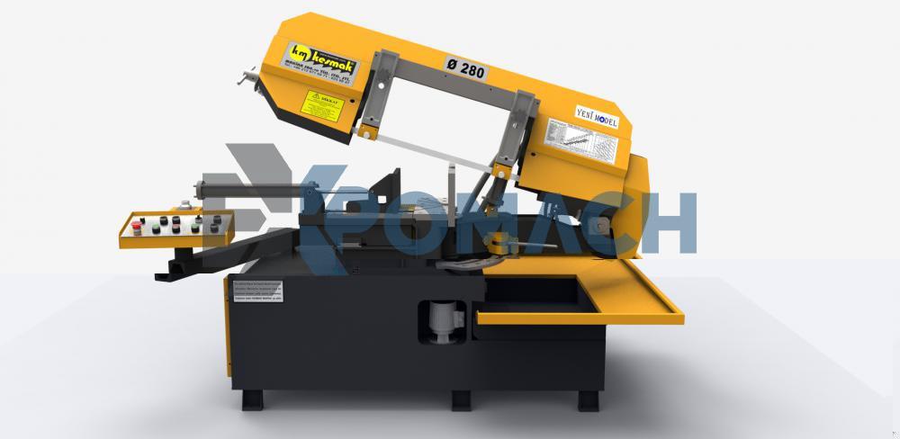 KMY 2DG 280 Semi-Automatic Angled Band Saw