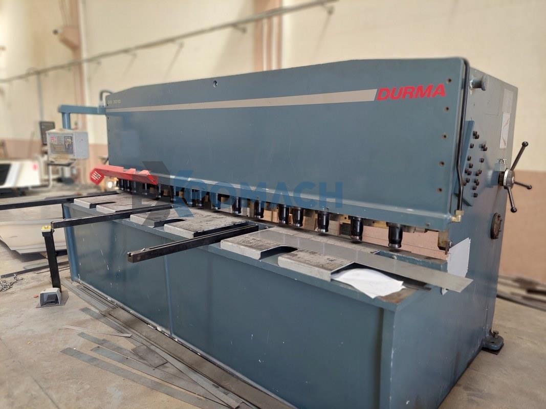 3100 x 10mm 2011 Model Durma Abkant Press and Guillotine Shear