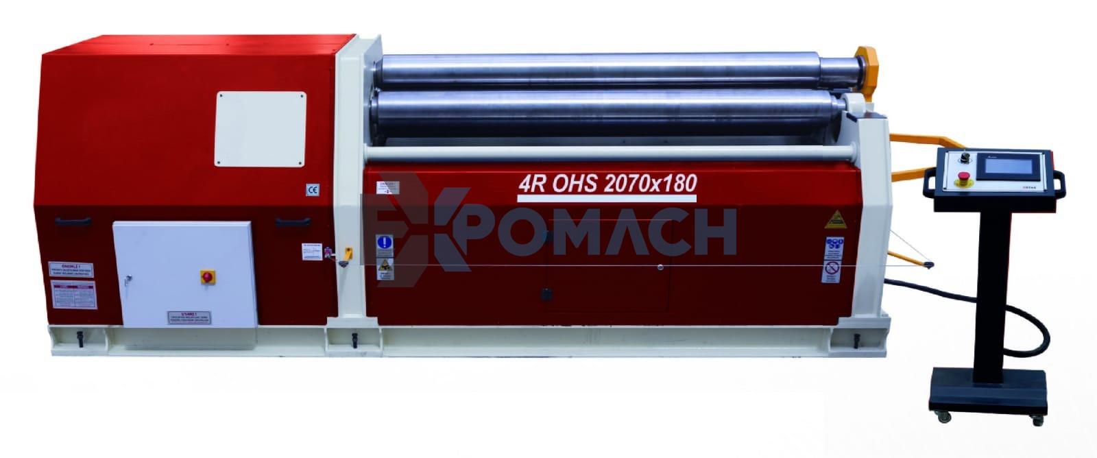 2070 x 180 x 4 Roll Hydraulic Cylinder Machine - 4 batch Hydraulic cylinder