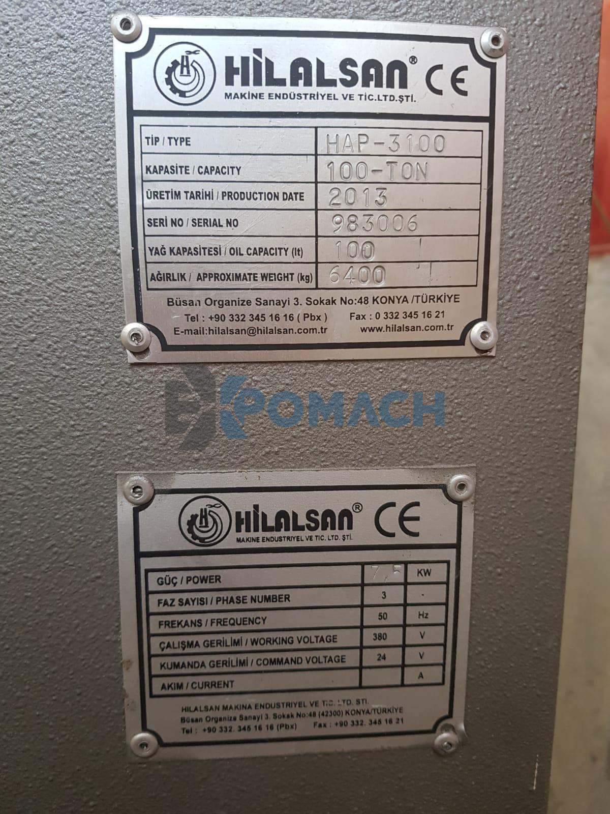 Hilalsan HAP 3100 CNC Press Brake