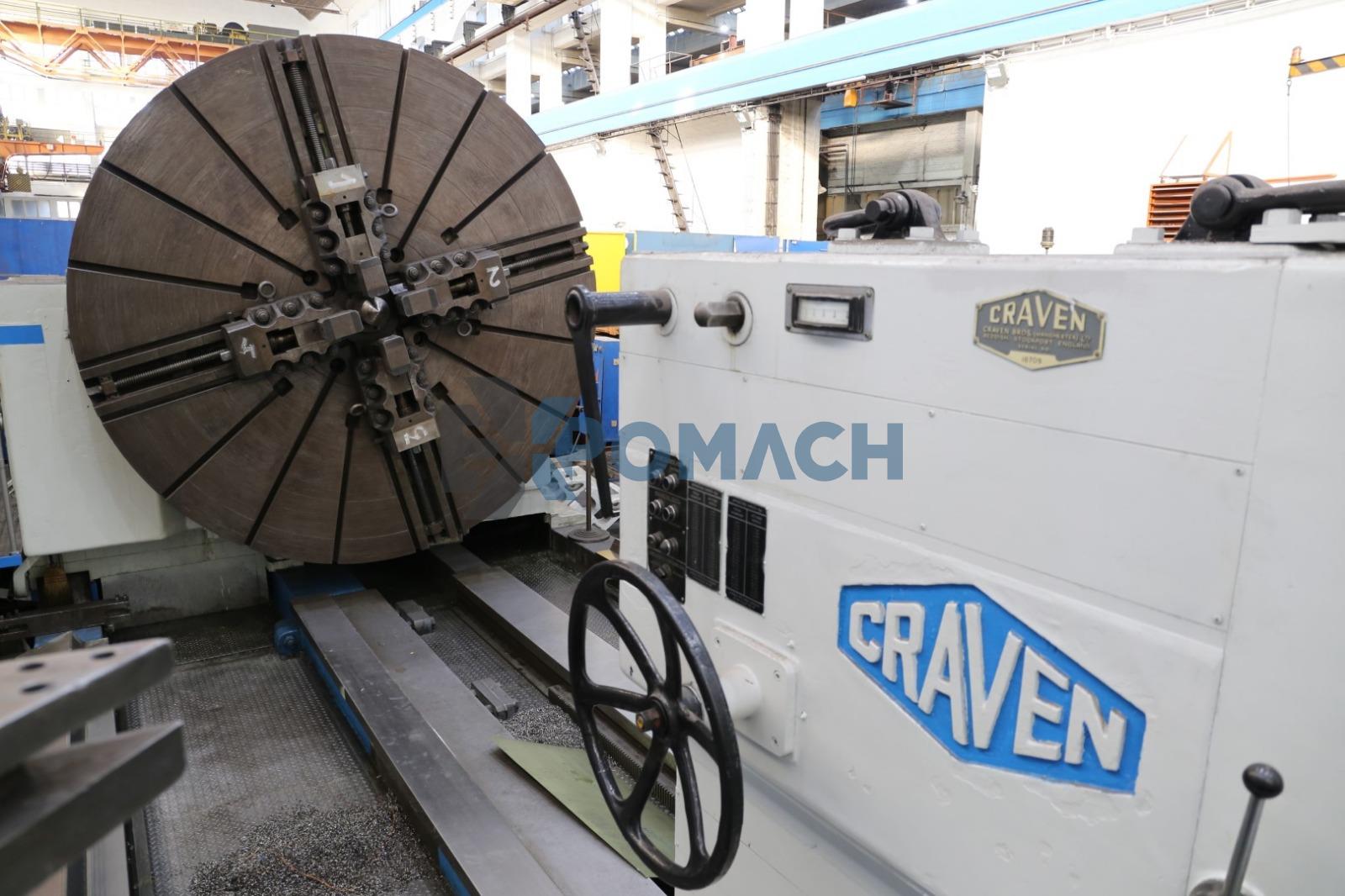 Heavy duty lathe Craven 3684 x 15000 mm