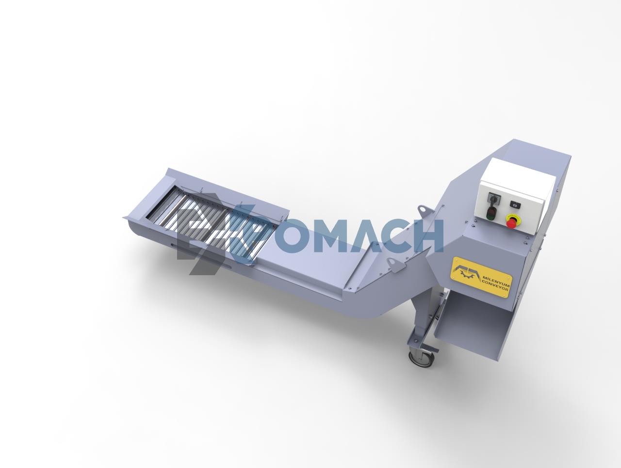 ROUGH CHIP CONVEYOR-MILLENNIUM CONVEYOR-STEEL PALLET CHIP CONVEYOR-CNC CHIP CONVEYOR CNC CONVEYOR