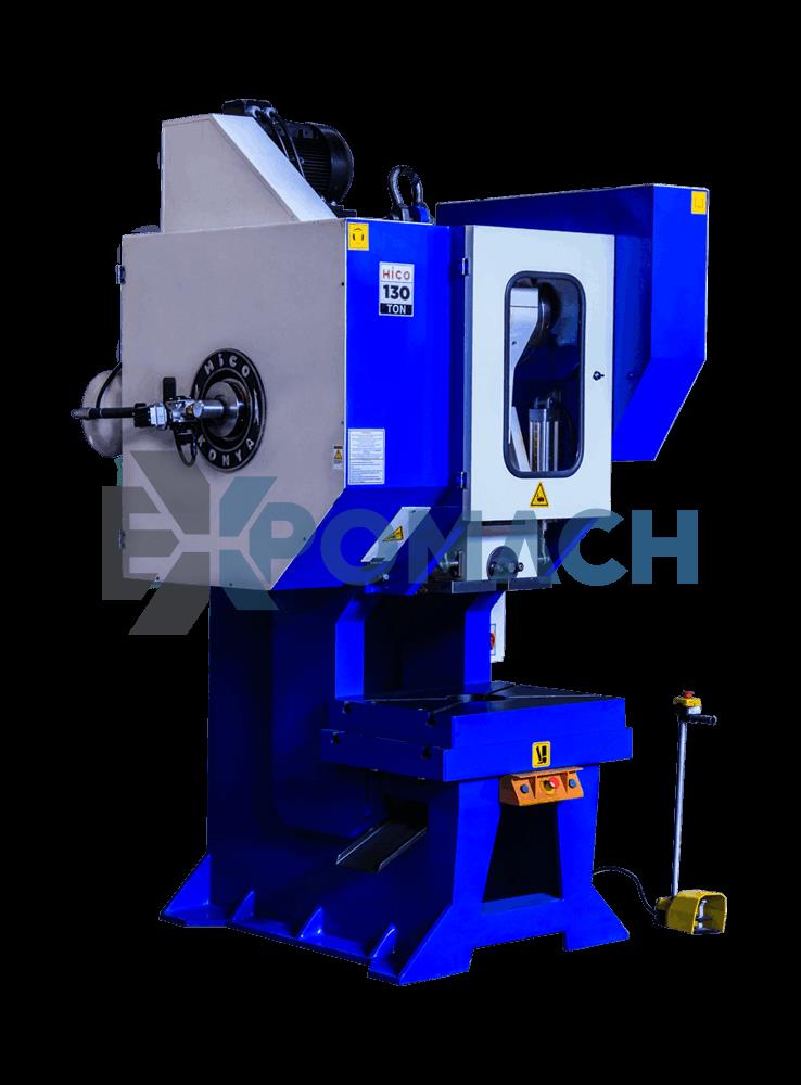 130 Ton C Type Eccentric Press with Pneumatic Clutch - Grinding