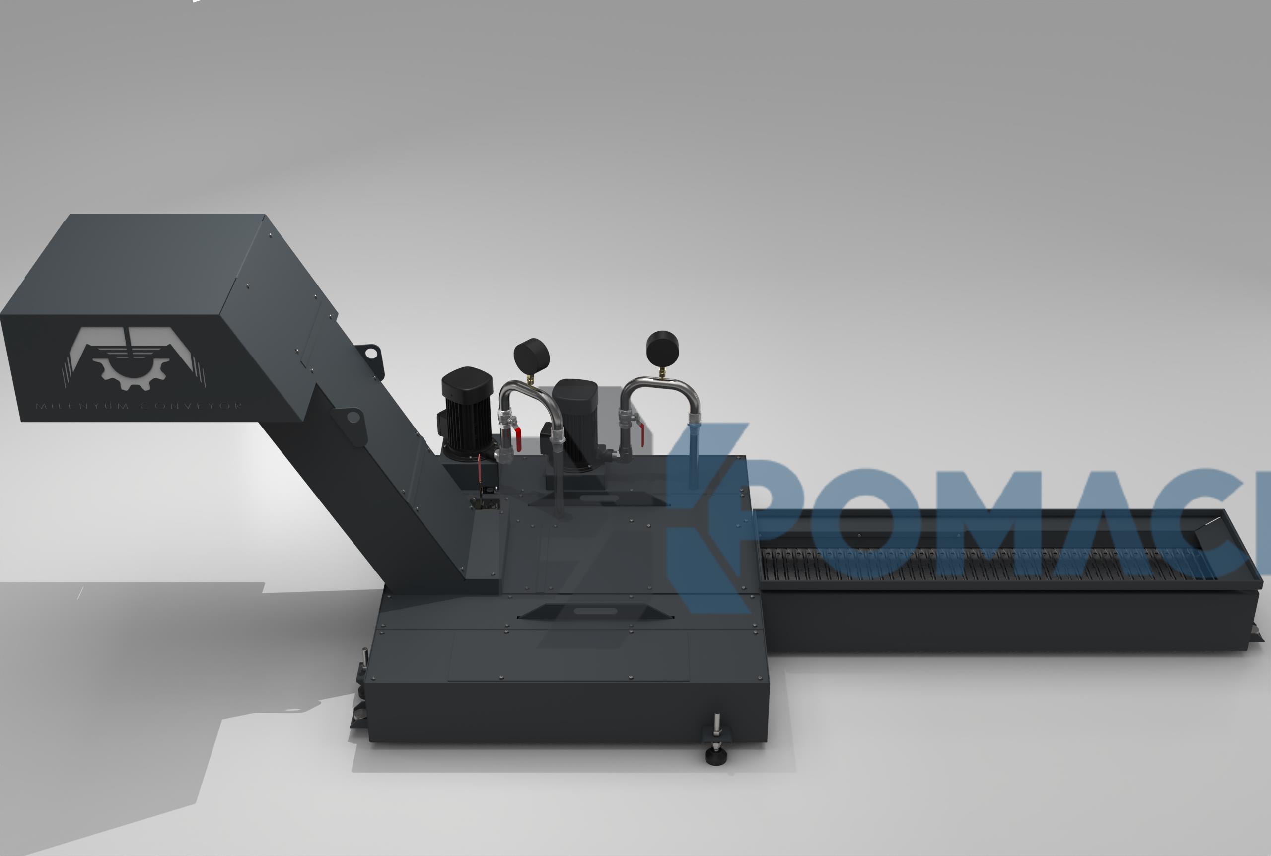 ÇELİK PALETLİ TALAŞ KONVEYÖRÜ-TALAŞ KONVEYÖRÜ-MİLENYUM CONVEYOR-CNC TALAŞ KONVEYÖRÜ-CNC KONVEYÖR