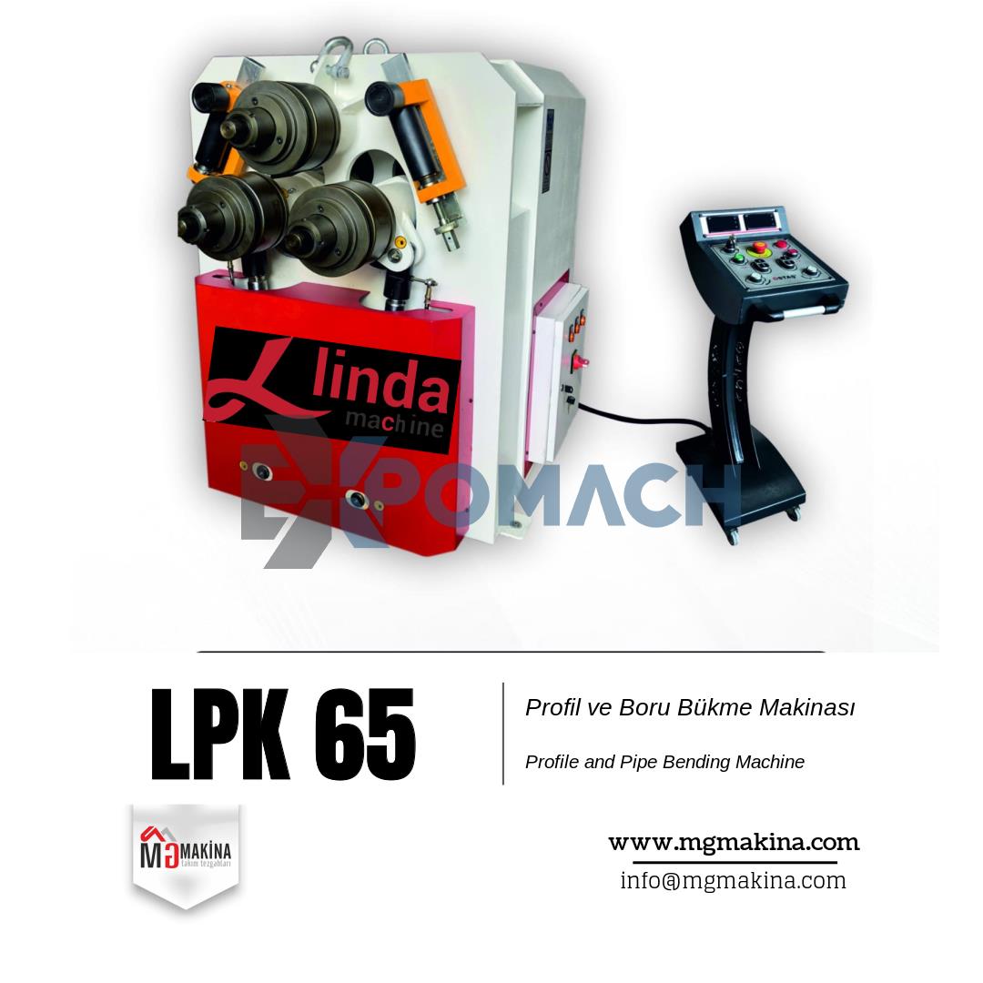 LPK 65 Profil ve Boru Bükme Makinası Profile and Pipe Bending