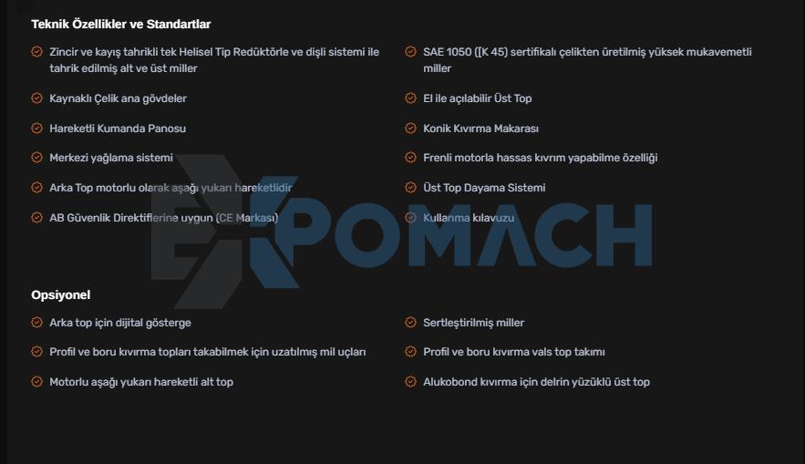 MRM-S Motorlu 3 Toplu Asimetrik Silindir Makine